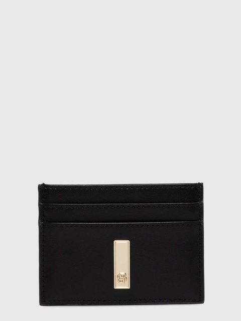 BOSS etui na karty skórzane kolor czarny 50523660 - zdjęcie produktu nr 1