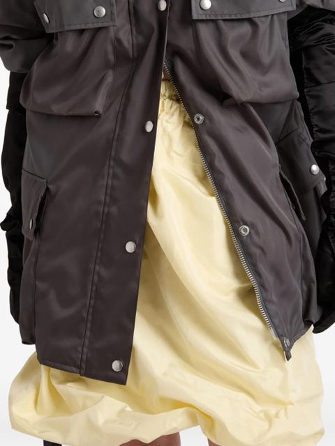 Prada taffeta mini skirt - Neutrals