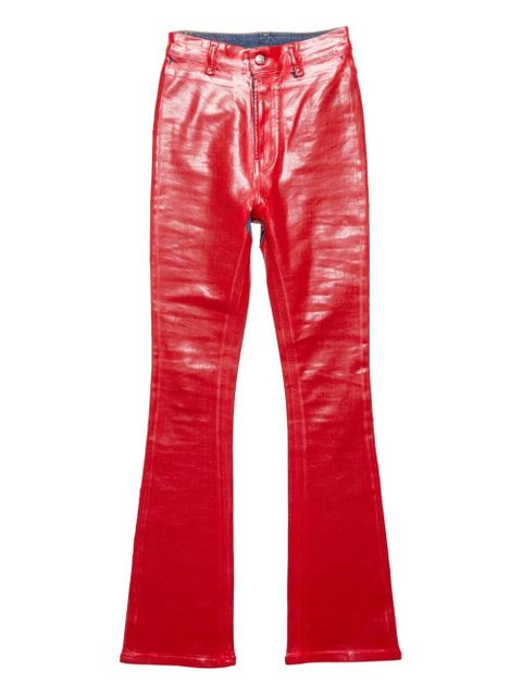 Acne Studios latex flared trousers - zdjęcie produktu nr 1