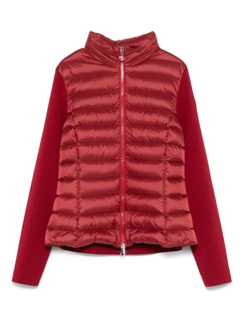 Moncler padded-front knit jacket - Red - zdjęcie produktu nr 1