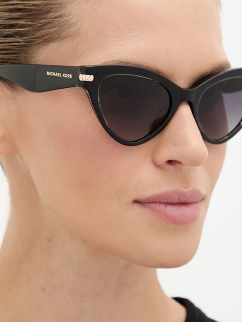 Michael Kors okulary przeciwsłoneczne damskie kolor czarny 0MK2259U