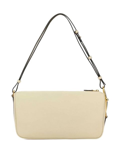 Gucci medium half-horsebit leather shoulder bag - Neutrals
