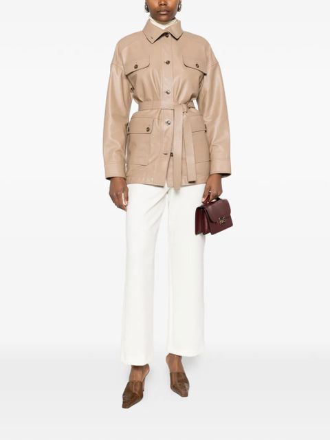 Max Mara straight-leg trousers - Neutrals - zdjęcie produktu nr 2