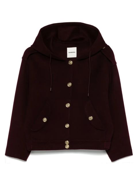 SANDRO wool jacket - Red - zdjęcie produktu nr 1