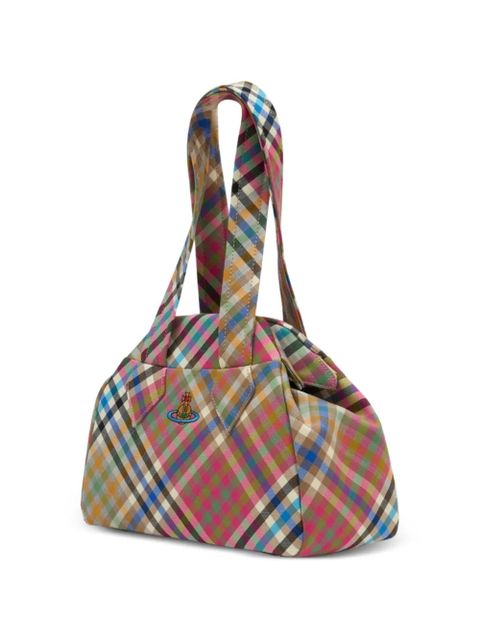 Vivienne Westwood medium Yasmine Archive check purse shoulder bag - Pink - zdjęcie produktu nr 2