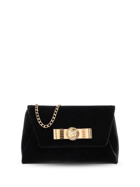 Versace Medusa Head velvet shoulder bag - Black - zdjęcie produktu nr 1