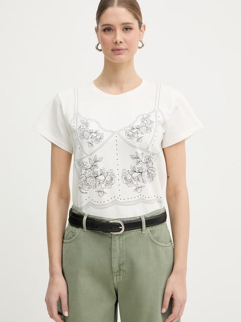 BIZUU t-shirt damski z bawełną BROOKE - zdjęcie produktu nr 2