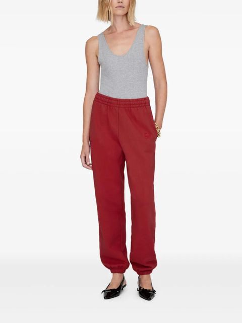 ANINE BING logo-embroidered sweatpants
