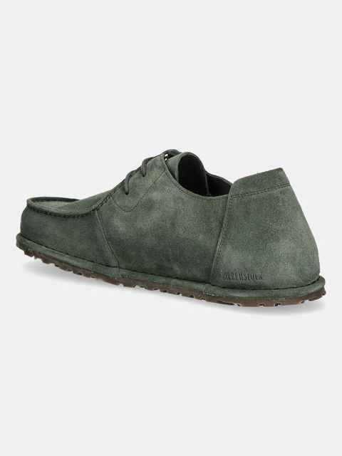 Birkenstock półbuty zamszowe Utti Lace kolor zielony 1030109 - zdjęcie produktu nr 2