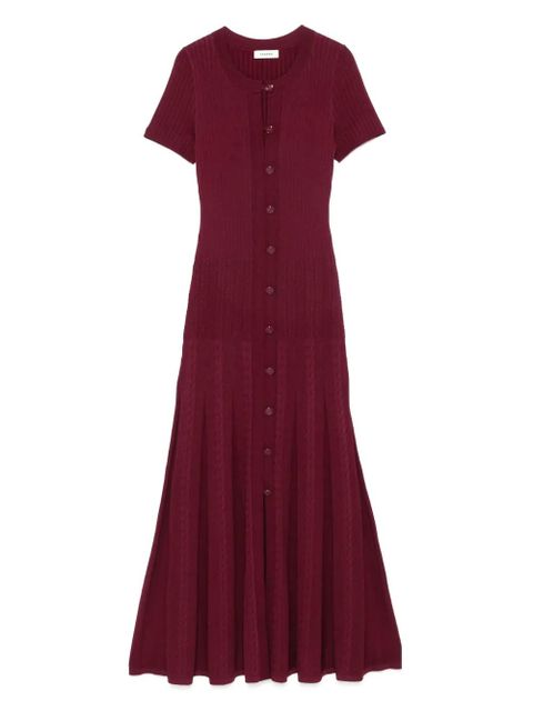 SANDRO knitted midi dress - Red - zdjęcie produktu nr 1