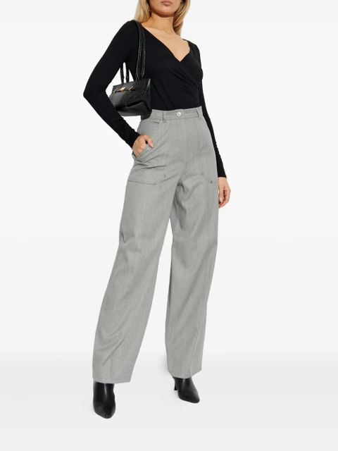 Max Mara Abetaia seam-detail trousers - Grey