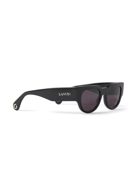 Lanvin geometric-frame sunglasses - Black