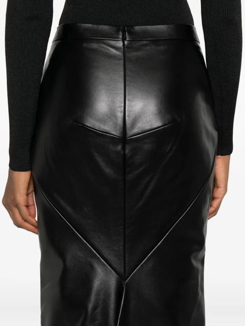 Givenchy leather pencil skirt - Black