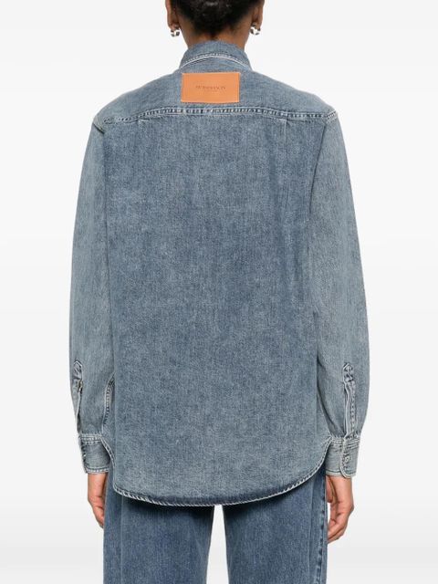 JW Anderson chest-pocket long-sleeve denim shirt - Blue