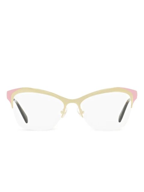 PUCCI 5074 geometric-shape glasses - Gold - zdjęcie produktu nr 1