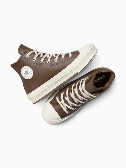 Converse trampki Chuck Taylor All Star Star Eva Lift kolor brązowy A16430C