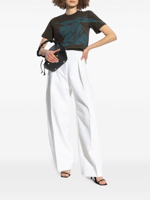 Burberry Equestrian Knight cotton T-shirt - Brown