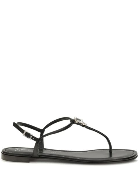 Giuseppe Zanotti Pia Mizuki round-toe sandals - Black - zdjęcie produktu nr 1