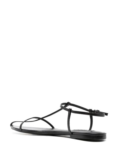 Jil Sander Thong ankle-strap sandals - Black