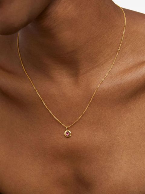 Monica Vinader October Birthstone necklace - Gold