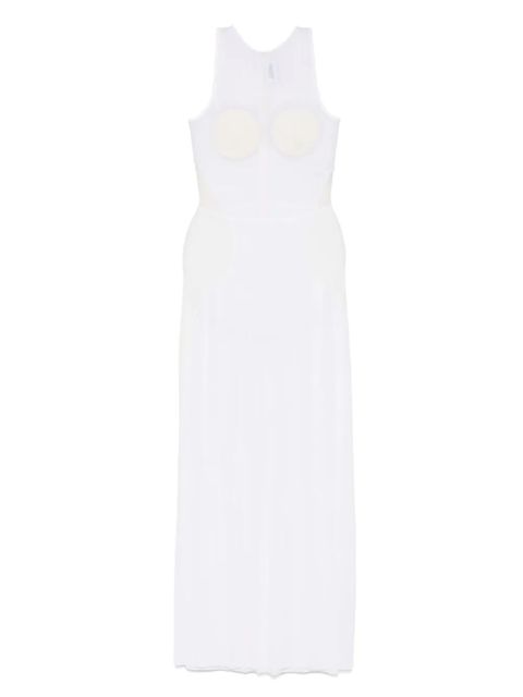 Jean Paul Gaultier conical maxi dress - White - zdjęcie produktu nr 1