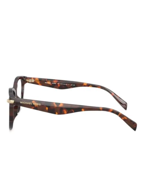 Michael Kors Vista square-frame glasses - Brown