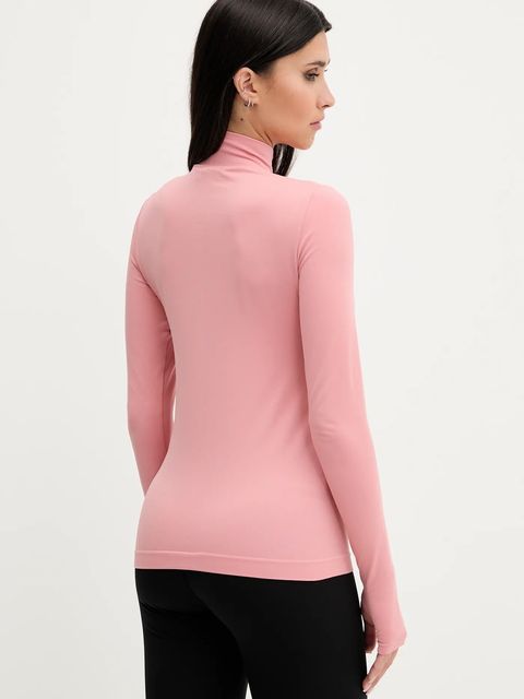 Pangaia longsleeve Plant-Stretch Zipped Long Sleeve Top damski kolor różowy 10002426 - zdjęcie produktu nr 2