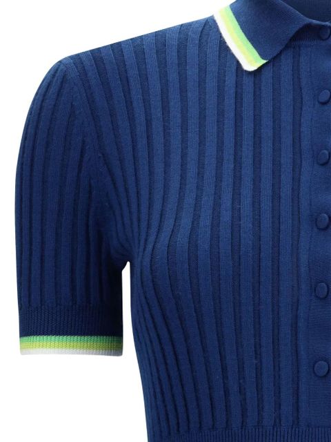 Gabriela Hearst ribbed midi dress - Blue - zdjęcie produktu nr 2