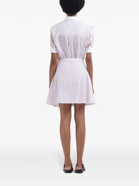 Marni striped mini skirt - Red