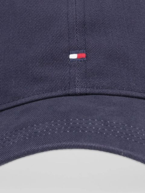 Tommy Hilfiger czapka z daszkiem bawełniana kolor granatowy AW0AW17781 - zdjęcie produktu nr 2