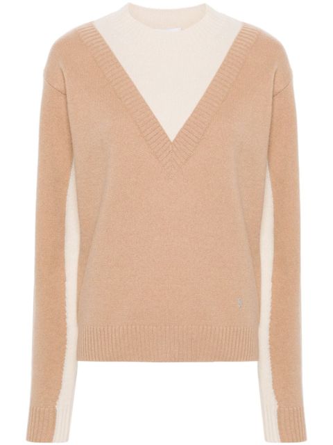 Rabanne two-tone layered jumper - Neutrals - zdjęcie produktu nr 1