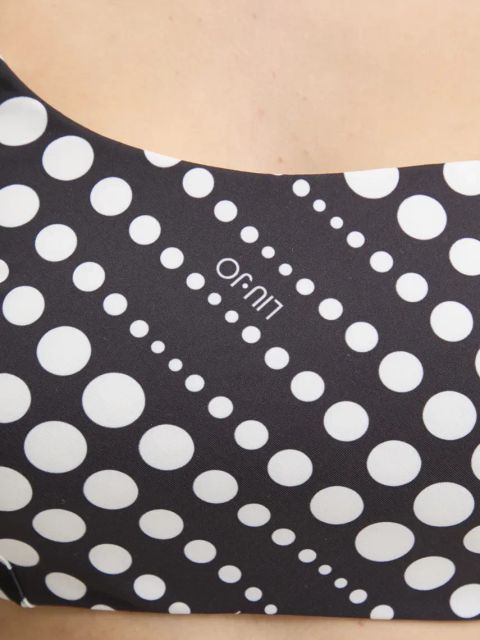 Liu Jo biustonosz kąpielowy kolor czarny lekko usztywniona miseczka VA5140.J6448