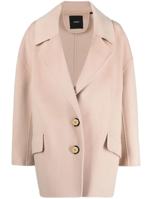 PINKO single-breasted wool coat - Neutrals - zdjęcie produktu nr 1