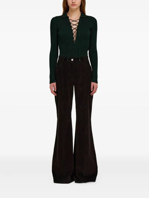 Ferragamo flared trousers - Brown - zdjęcie produktu nr 2