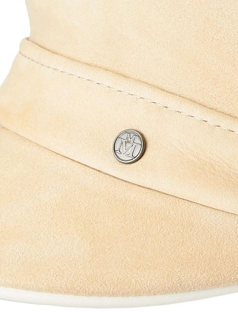 Maison Michel New Abby reversible leather cap - Neutrals - zdjęcie produktu nr 2