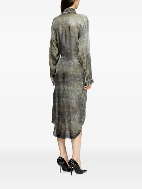 Diesel D-Iletta midi dress - Grey