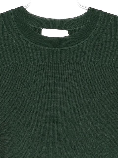 ZIMMERMANN ribbed bell-sleeve sweater - Green - zdjęcie produktu nr 2