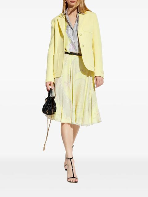 Versace single-breasted blazer - Yellow - zdjęcie produktu nr 2