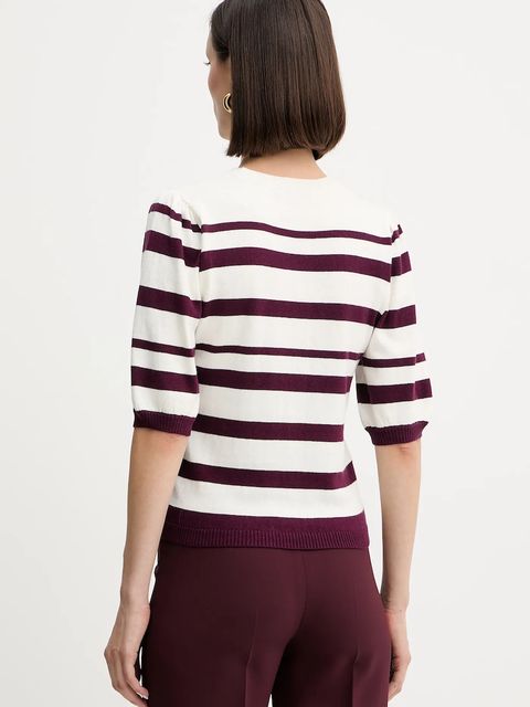 Twinset sweter z domieszką kaszmiru damski kolor bordowy lekki 252TP3090 - zdjęcie produktu nr 2