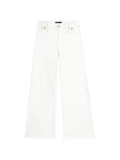 Maje flared denim jeans - White - zdjęcie produktu nr 1