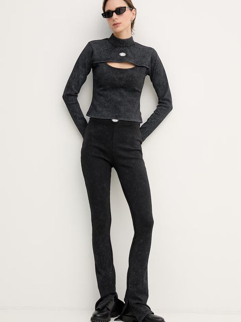 Alpha Industries longsleeve damskie bawełniane z elastanem World Cut Out Longsleeve W - zdjęcie produktu nr 1