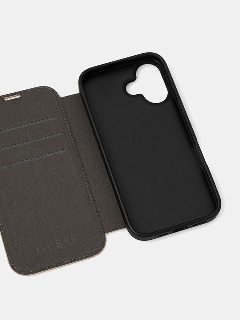 Guess etui na telefon iPhone 16 6.1" kolor różowy GUBKP16S4GMGPI