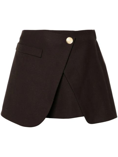 Maje draped skort - Brown - zdjęcie produktu nr 1