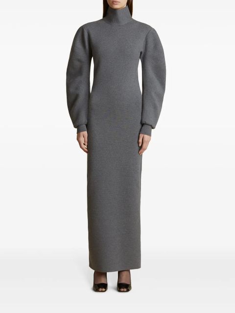 KHAITE The Storm maxi dress - Grey