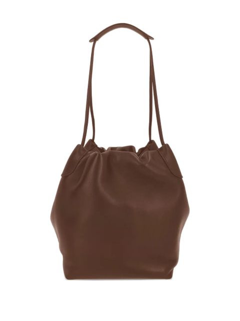 Loro Piana leather bucket bag - Brown - zdjęcie produktu nr 2