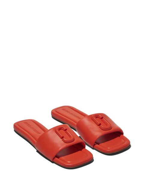 Marc Jacobs The J Marc leather slides - Red - zdjęcie produktu nr 2