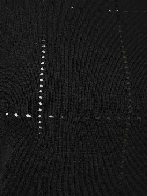 Max Mara square-neck tank top - Black