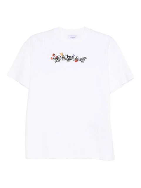 Off-White floral-logo T-shirt - zdjęcie produktu nr 1