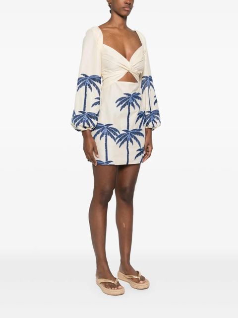 Johanna Ortiz The Power of the Sea mini dress - Neutrals