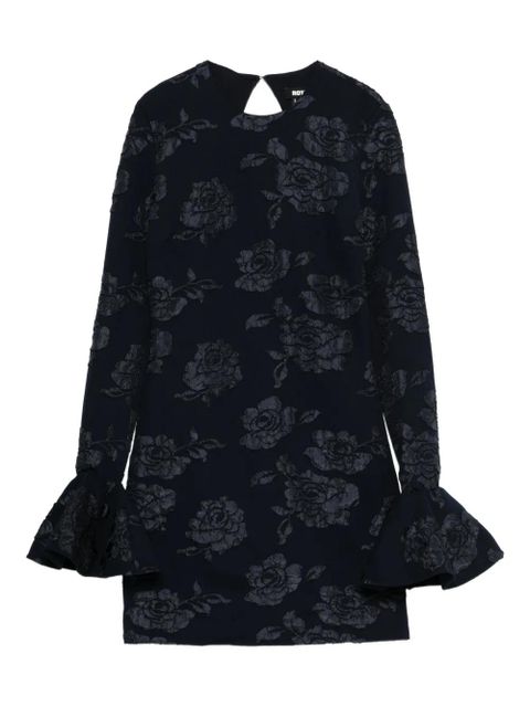 ROTATE BIRGER CHRISTENSEN floral-motif mini dress - Blue - zdjęcie produktu nr 1